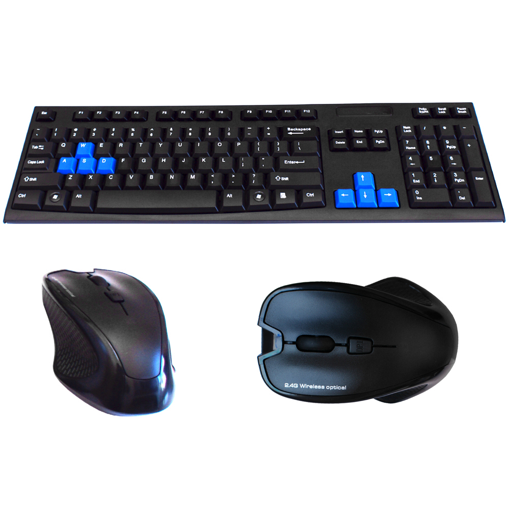 Tastatura TED-3 + mouse wireless TEDBlue4 439105